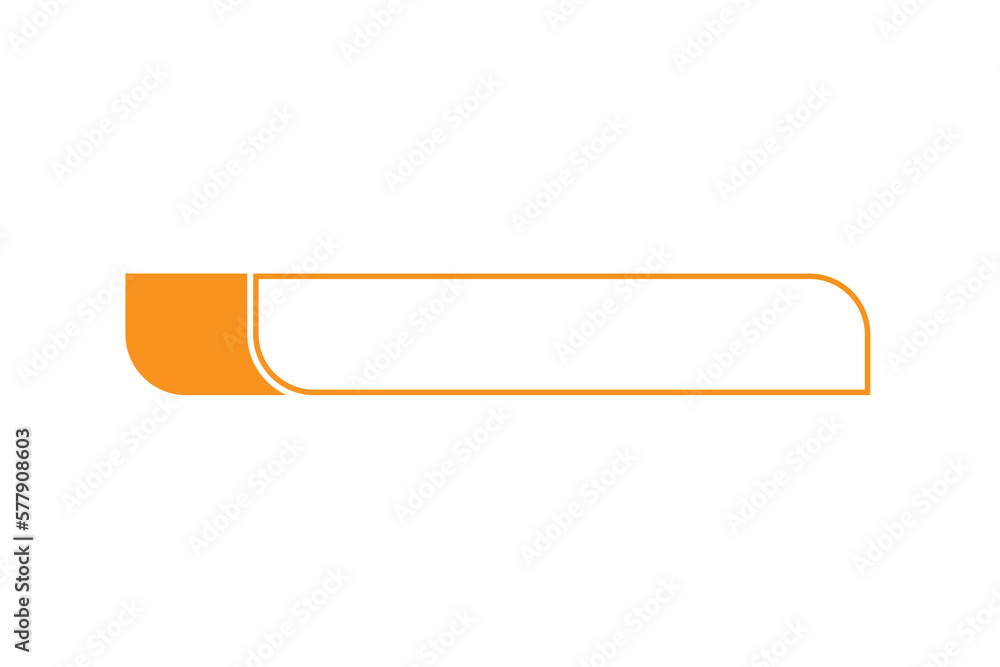 Modern lower third with line design element transparant background Modern lower third with line design element transparant background
