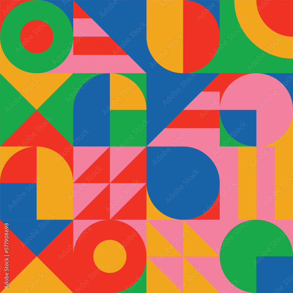 Seamless pattern with abstract geometric shapes Seamless pattern with abstract geometric shapes