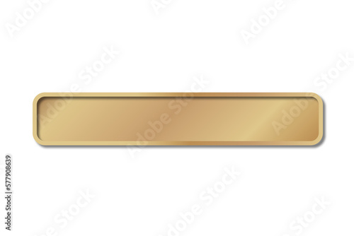 Lower third luxury gold transparant background for element design or title text design template 4