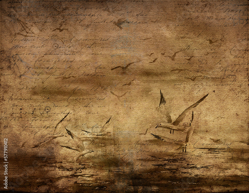 Old paper texture background