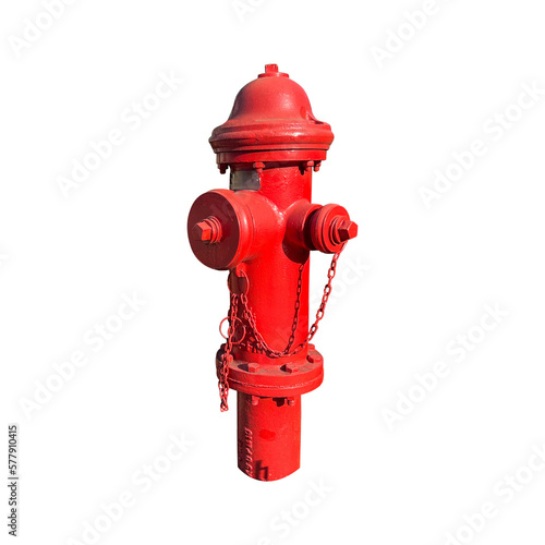fire hydrant isolated on white