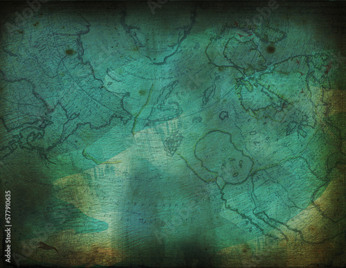 Grunge map background 