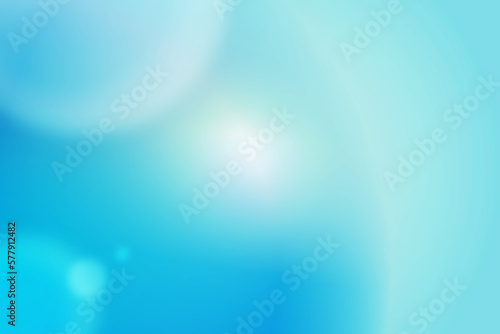 Abstract background with dazzling fresh blue sky