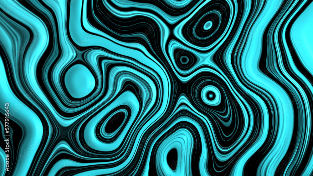 Abstract lines as fluid background by illustration. Colorful abstract background in industrial colors. Trendy marble liquid paint on water background.