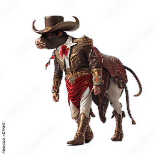 American patriot Bull cow, buffalo, artwork, illustration, vector, graphic. America patriotism art tshirt design, t-shirt, by generative AI