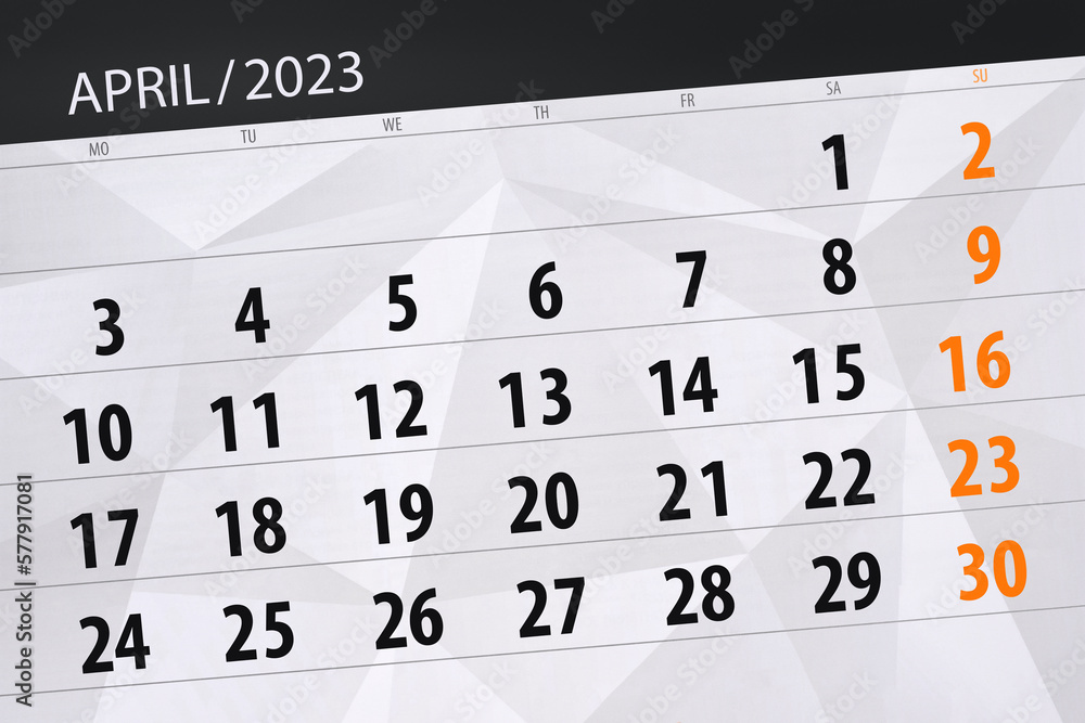 Calendar 2023, deadline, day, month, page, organizer, date, april Calendar 2023, deadline, day, month, page, organizer, date, april