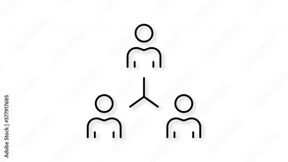 Collaboration concept with businessmen. icon animation. motion graphics. Collaboration concept with businessmen. icon animation. motion graphics.