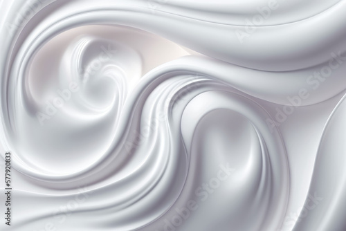 White texture of cream background.Generative AI