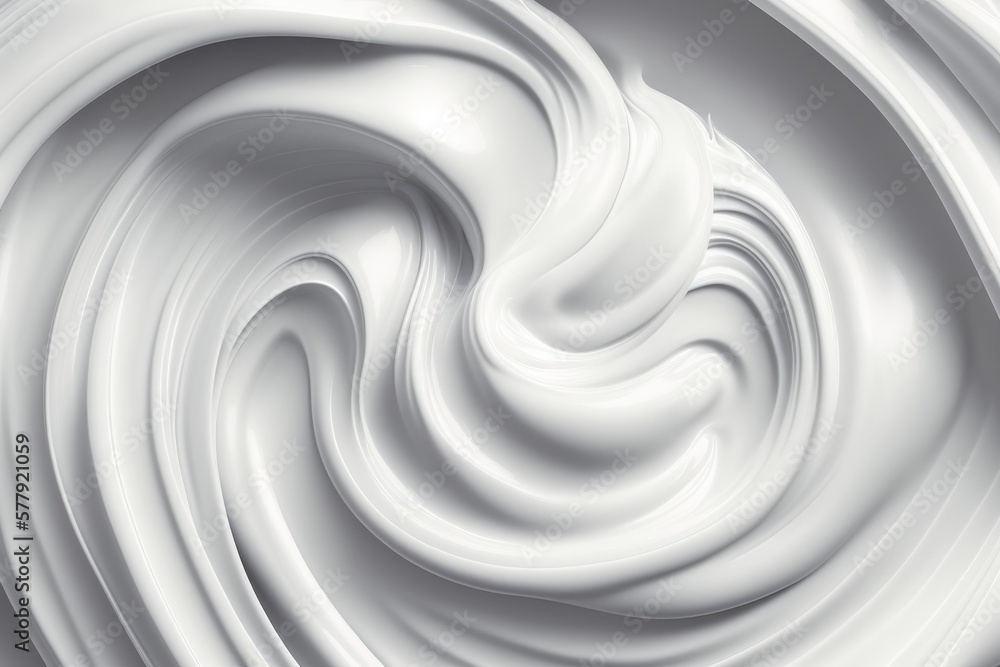 Fototapeta premium White texture of cream background.Generative AI