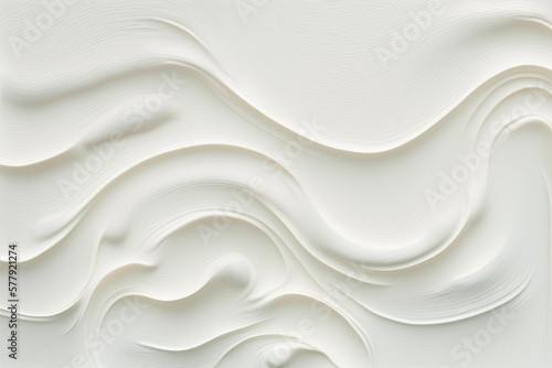 White texture of cream background.Generative AI