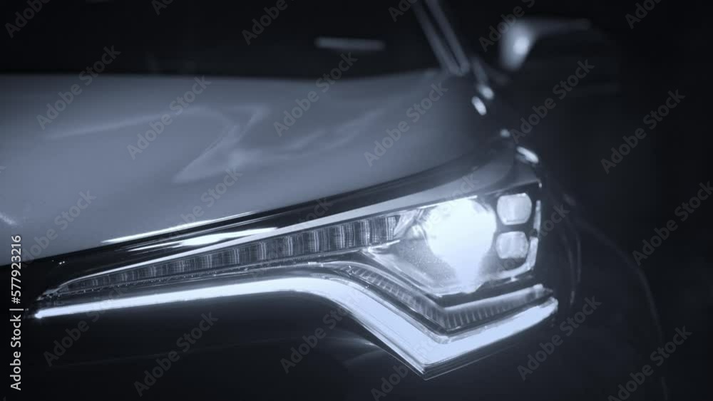 Driver start engine drive car with traffic turn on LED daylight headlight at night then turn on turning light before drive to vehicle to business at night with high beam laser light
Driver start engine drive car with traffic turn on LED daylight headlight at night then turn on turning light before drive to vehicle to business at night with high beam laser light