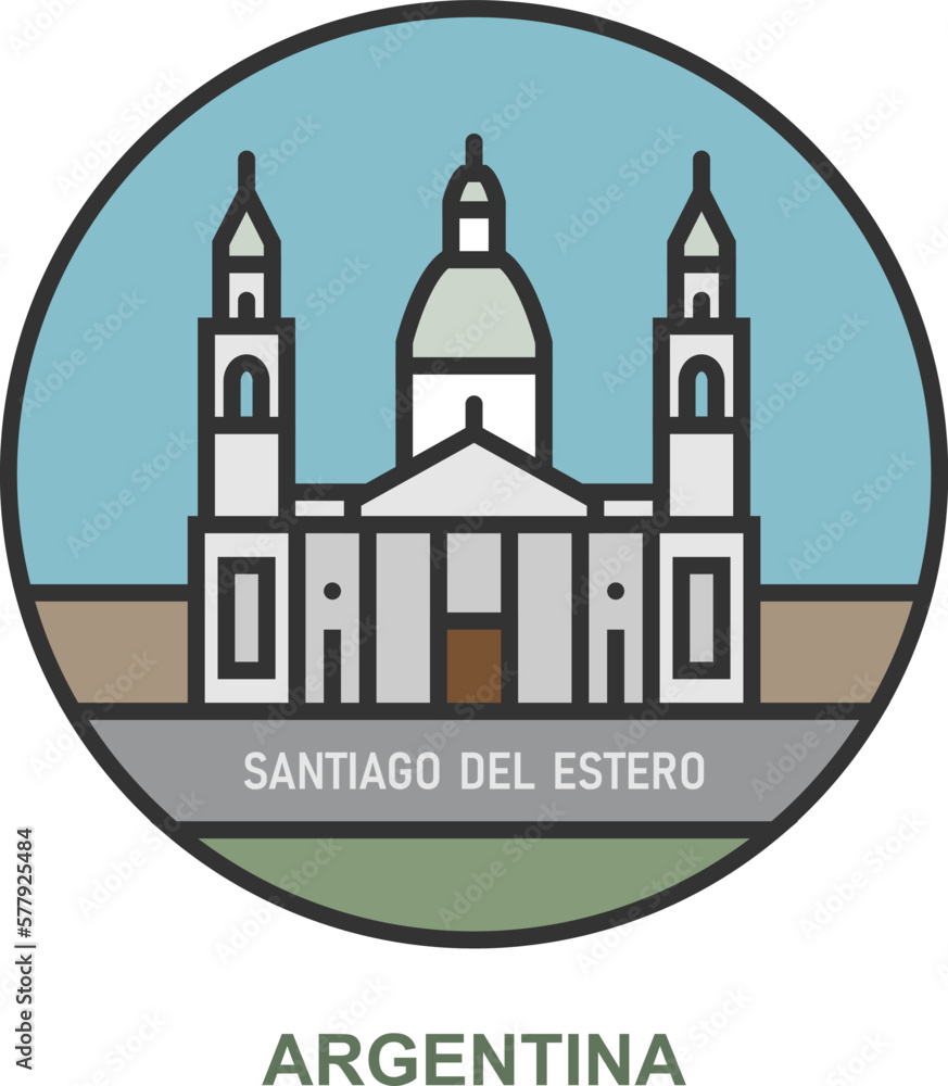 Santiago Del Estero. Cities and towns in Argentina