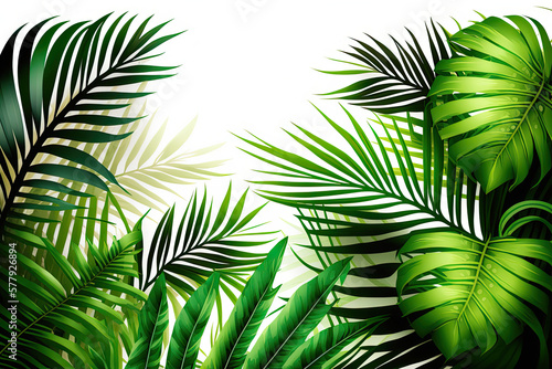 Palm leaf, AI Generative © Mariani