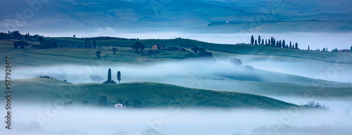 Misty Valley of Tuscany