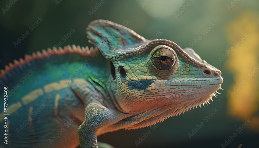 green lizard on a branch green lizard on a branch
