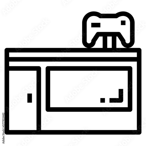 game center line icon style