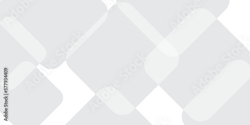 Abstract geometric white, grey square background. Abstract banner for your design.  Abstract technologic white squares Background.