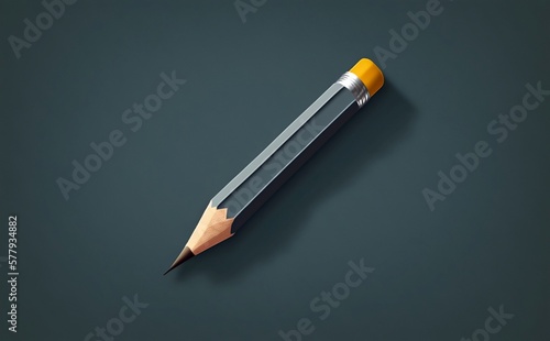 Pencil illustration. Generative AI technology.