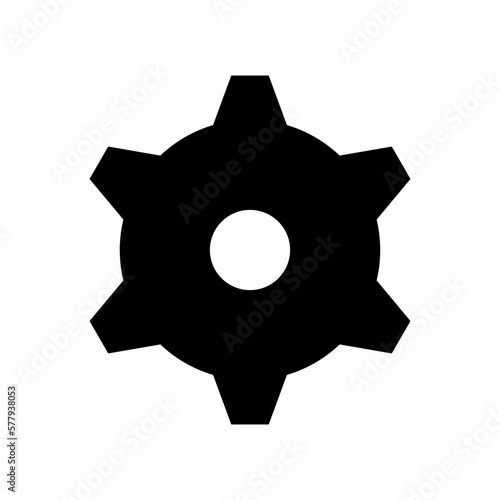 gear icon or logo isolated sign symbol vector illustration - high quality black style vector icons 