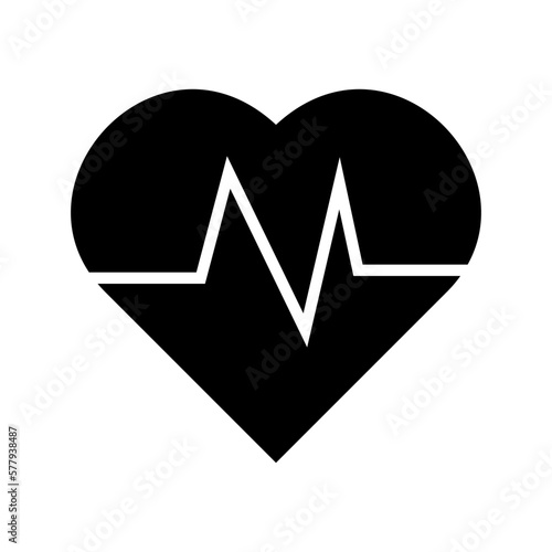 heartbeat icon or logo isolated sign symbol vector illustration - high quality black style vector icons 