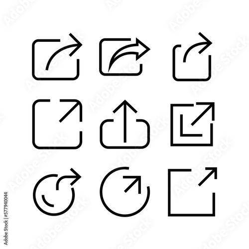 share icon or logo isolated sign symbol vector illustration - high quality black style vector icons 