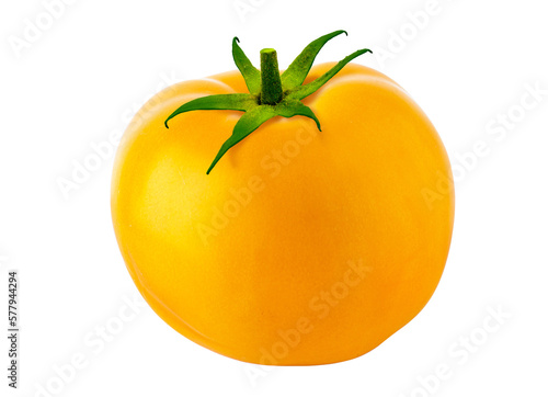 Yellow tomato isolated