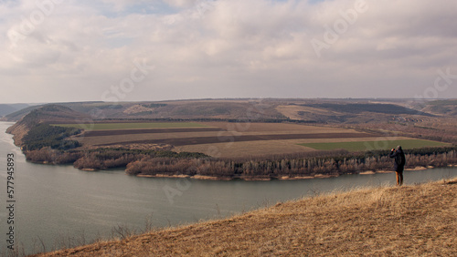 Dniester Ukraine Chernivtsi region field river water wild nature