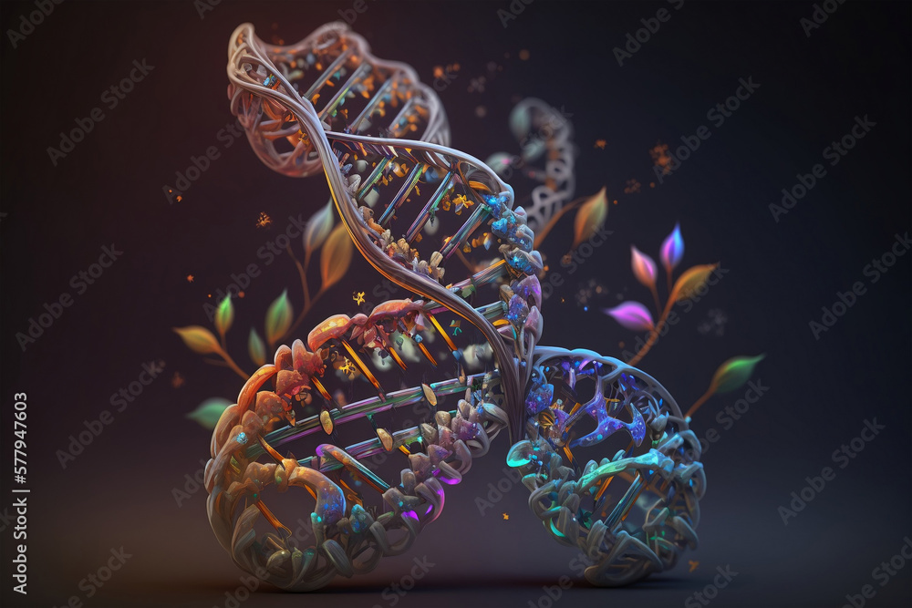 Fototapeta premium fish in aquarium, Generative AI