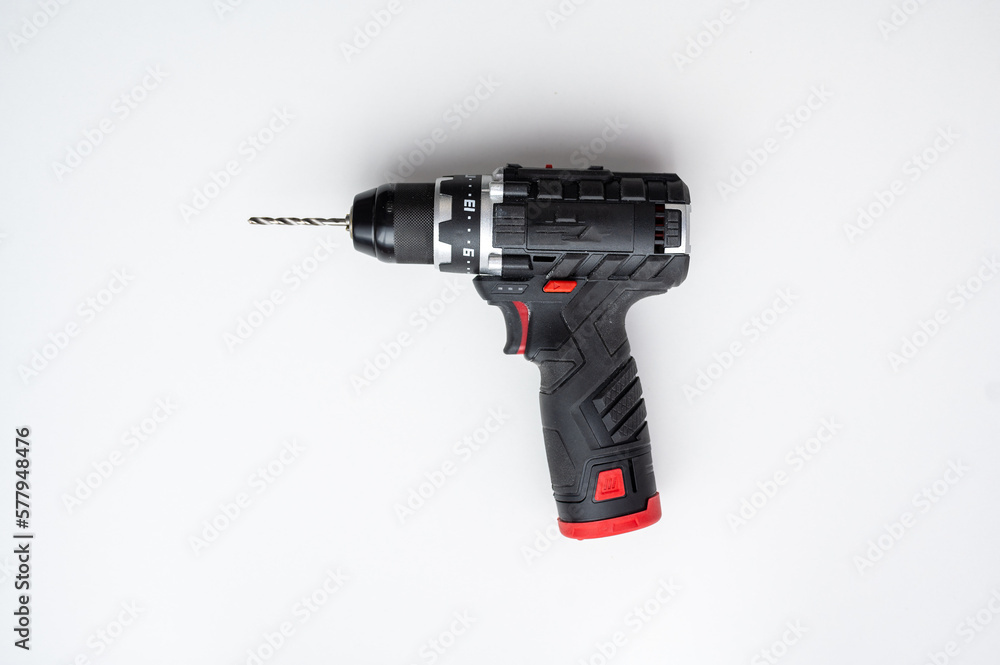 Cordless drill isolated on white background. Cordless drill isolated on white background.