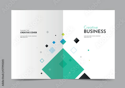 Brochure or template, annual report cover design background