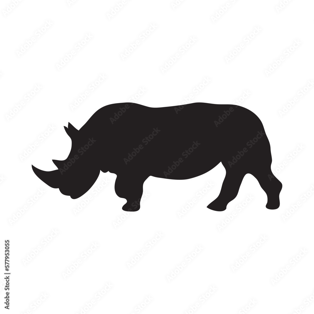 Animal silhouette icon in flat style. Animal vector illustration on white isolated background. Business concept. Animal silhouette icon in flat style. Animal vector illustration on white isolated background. Business concept.