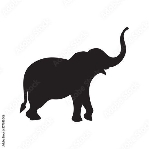 Animal silhouette icon in flat style. Animal vector illustration on white isolated background. Business concept. © Lytaccept