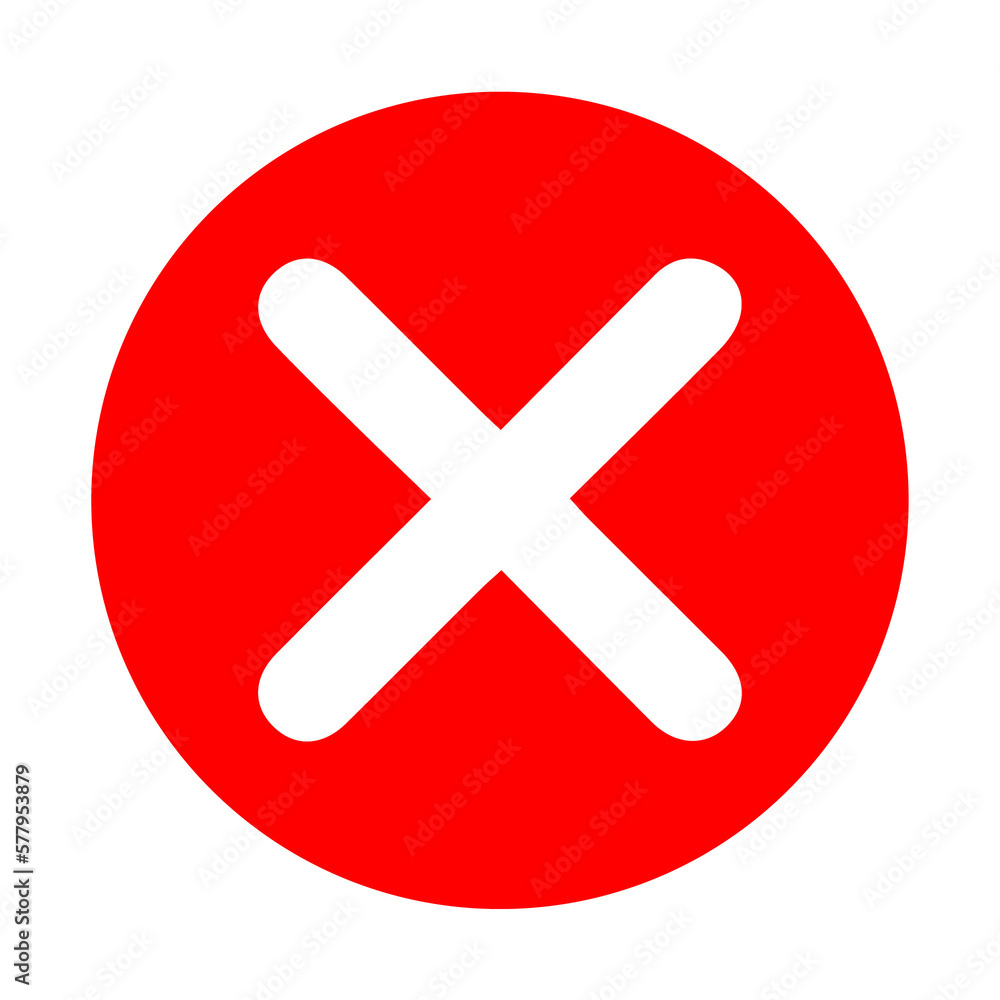 Circle cross Mark symbol Circle cross Mark symbol