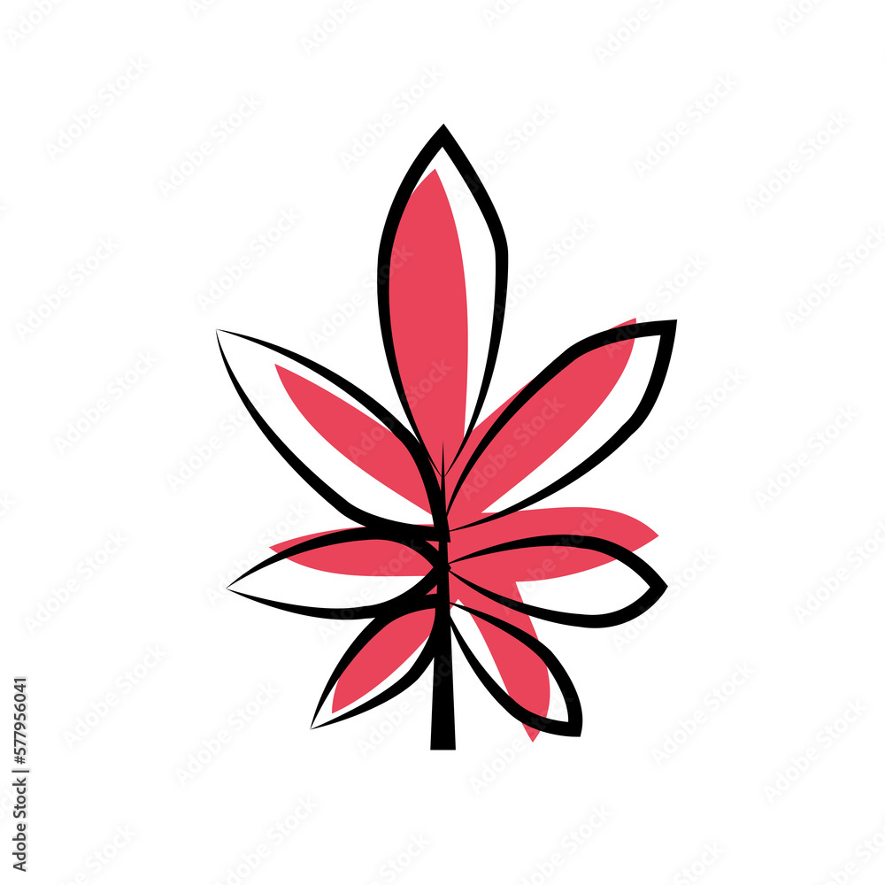 Leaves flower flat icon. Single high quality outline symbol for web design or mobile app. Leaves thin line signs for design logo, visit card, etc. Leaves flower flat icon. Single high quality outline symbol for web design or mobile app. Leaves thin line signs for design logo, visit card, etc.