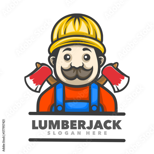 Lumber cute cartoon