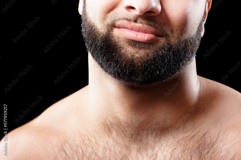 Obraz premium Perfect beard on handsome man face