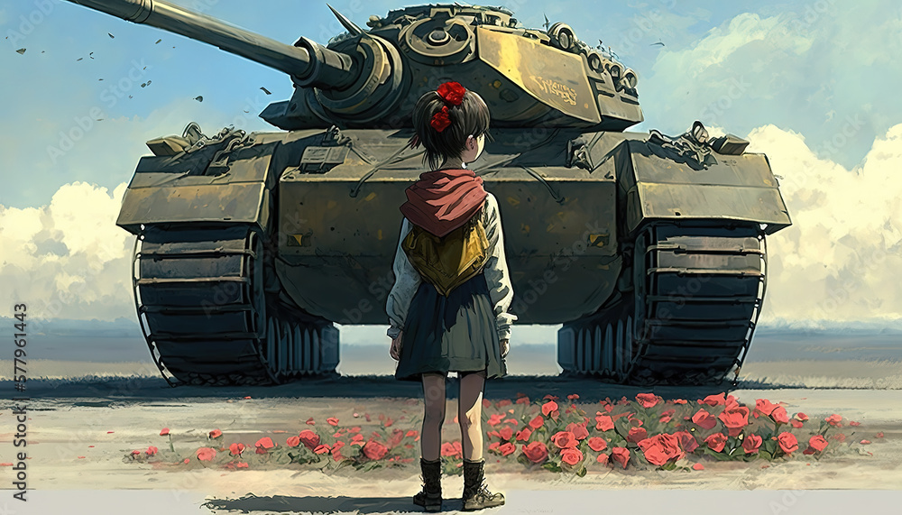 HD wallpaper anime military vehicle tank anime girls war snow Girls  und Panzer  Wallpaper Flare