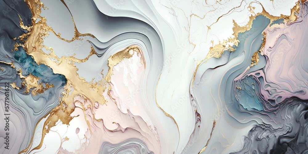 gold marble texture background design. generative AI digital illustration.