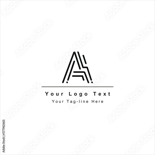 AI or IA letter logo. Unique attractive creative modern initial AI IA A I initial based letter icon logo