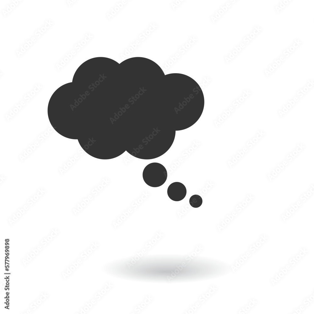 Think icon. Brain and idea symbol vector ilustration. Think icon. Brain and idea symbol vector ilustration.