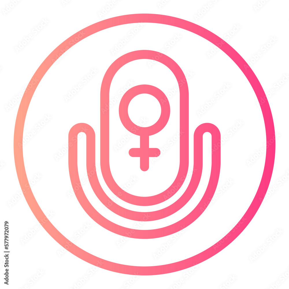 womens day gradient icon womens day gradient icon