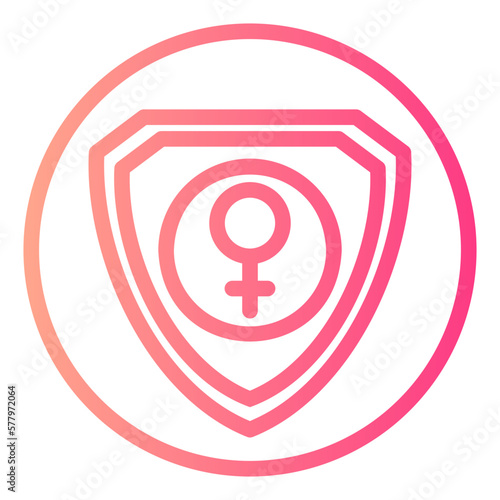 womens day gradient icon