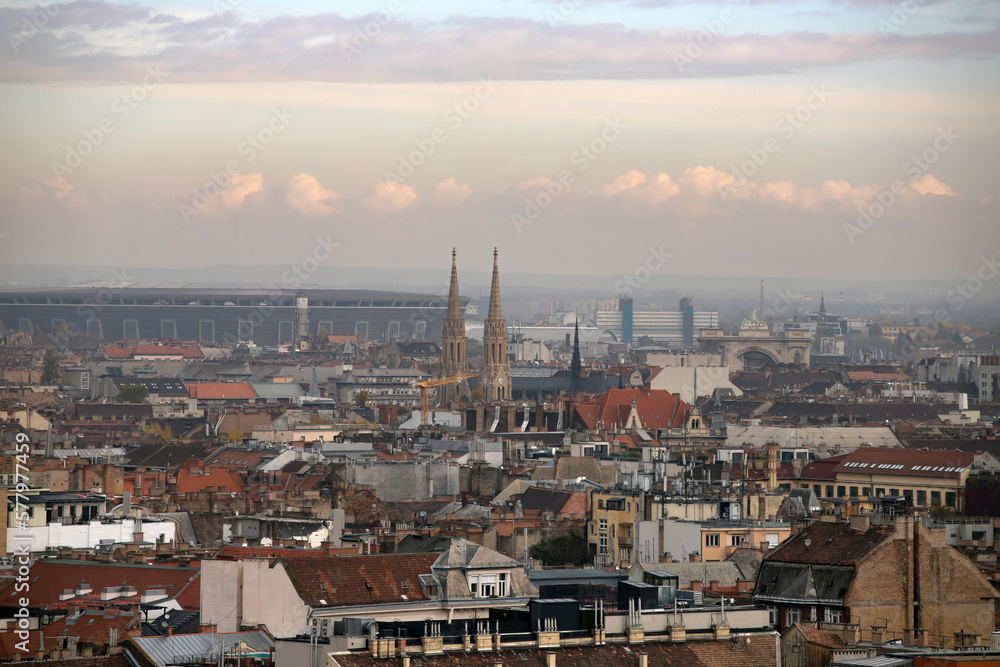 Budapest beautiful panoramic view. Budapest beautiful panoramic view.