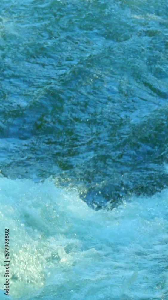 Running water, detail of mountain stream, vertical short video, smartphone background Running water, detail of mountain stream, vertical short video, smartphone background