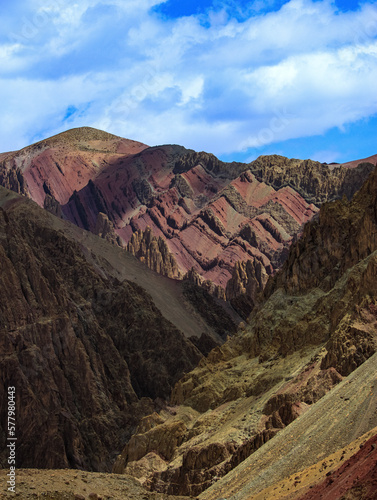 himalayas in ladakh in different colors © senthil