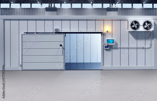 Refrigerator compartment. C...