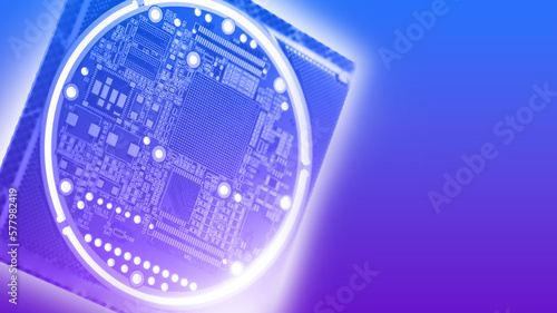 Printed circuit board. Digi...