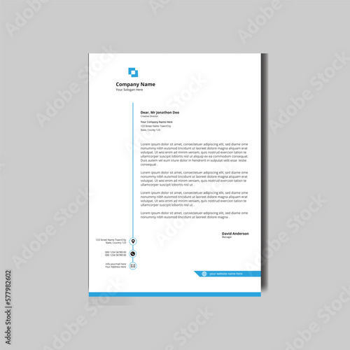 Business Letterhead Design Template 
