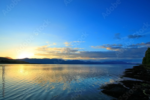 Evening time next to Loch Eil  Scotland