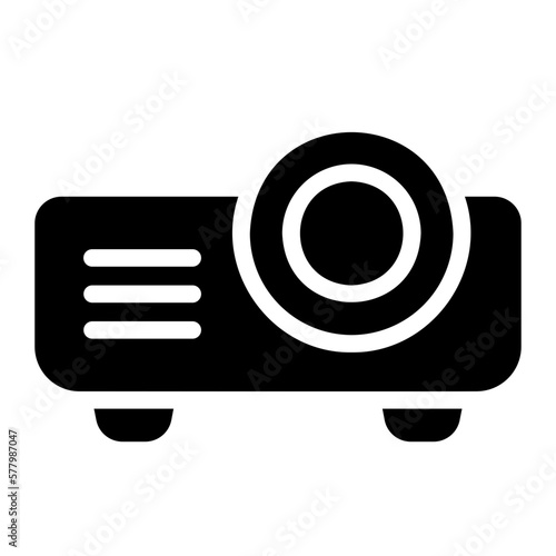 projector glyph icon